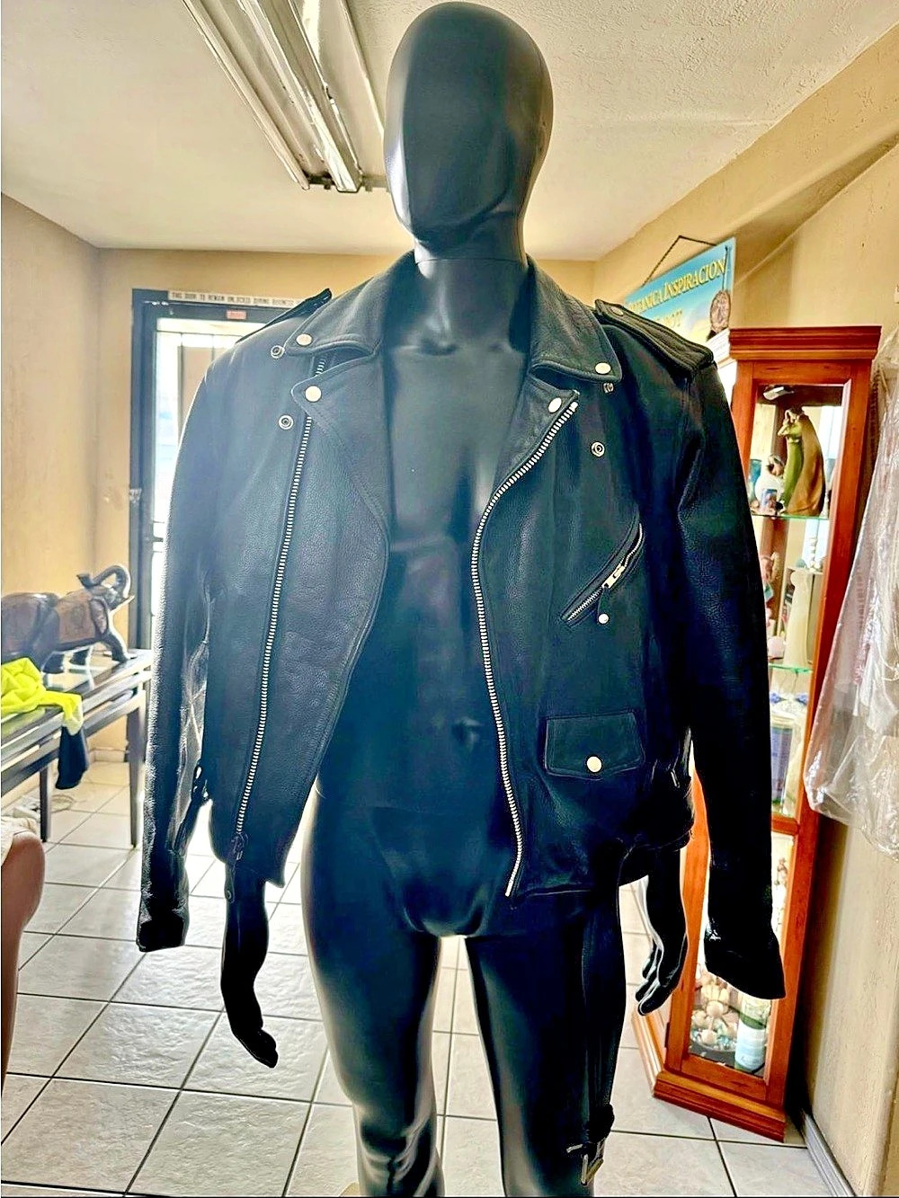 Perfecto Men's Black Leather Motorcycle Jacket